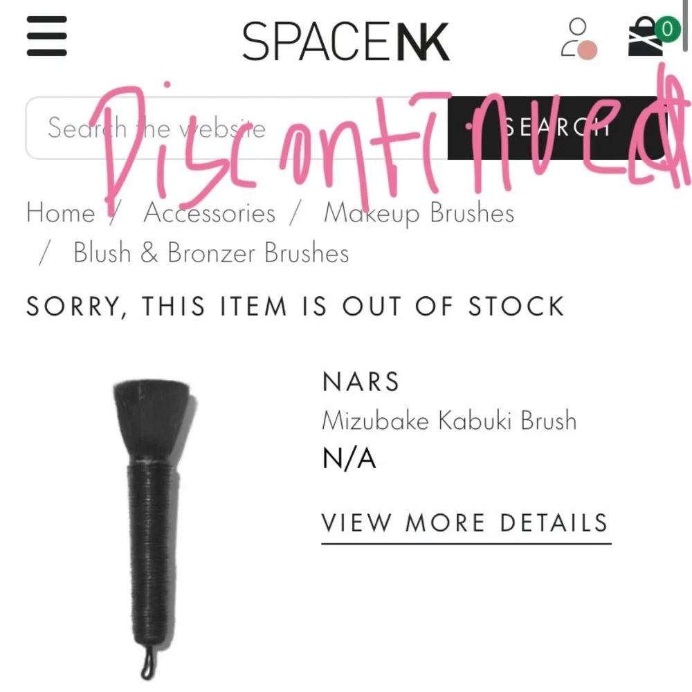 Nars Brush Kabuki Mizubake Kabuki - NWT in Box